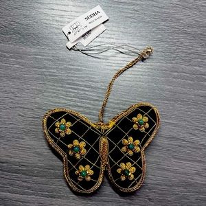 SUDHA Butterfly - Black ornament (BEAUTIFUL)